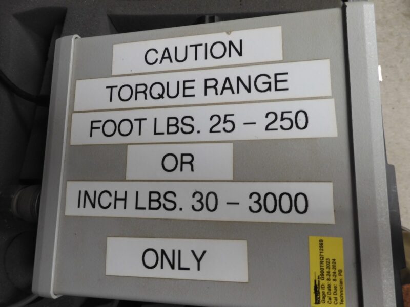 Sturtevant Richmont - 25-250 'LB - Single Transducer Calibration system - QA75 - Image 6