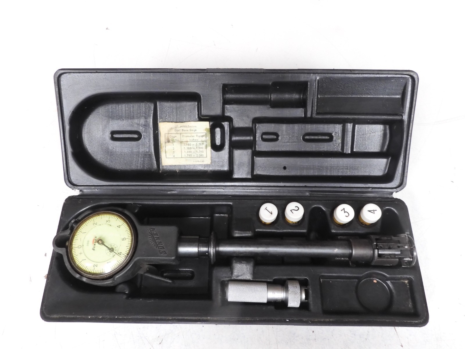 Sunnen Dial Bore Gage - GR-9000 - 1.180-2.00" /.0001" 6" depth 4 Tips - QK17