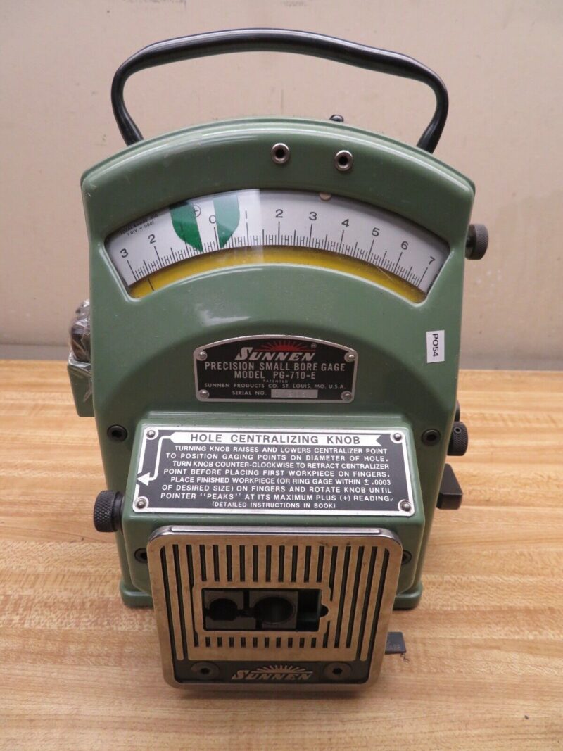 Sunnen PG-710-E .010" .0001" w/ 3 Tips Bore Hole Gaging Measuring System PO54 - Image 3