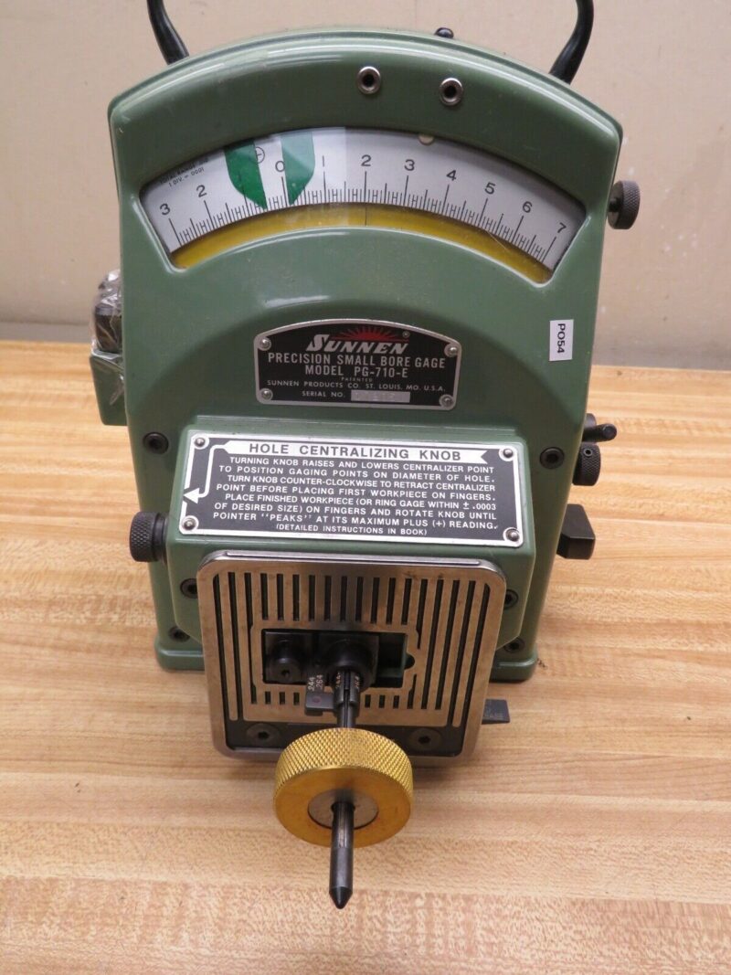 Sunnen PG-710-E .010" .0001" w/ 3 Tips Bore Hole Gaging Measuring System PO54 - Image 7