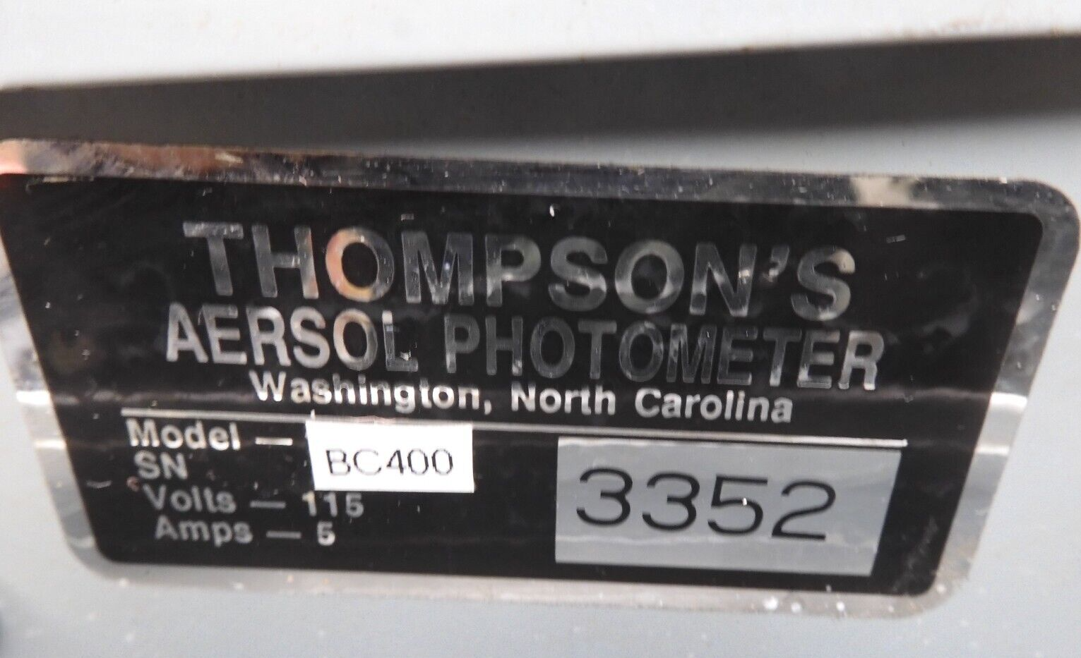 Thompsons - model BC400 - Aerosol Photometer - no probe - QA1 - Image 4