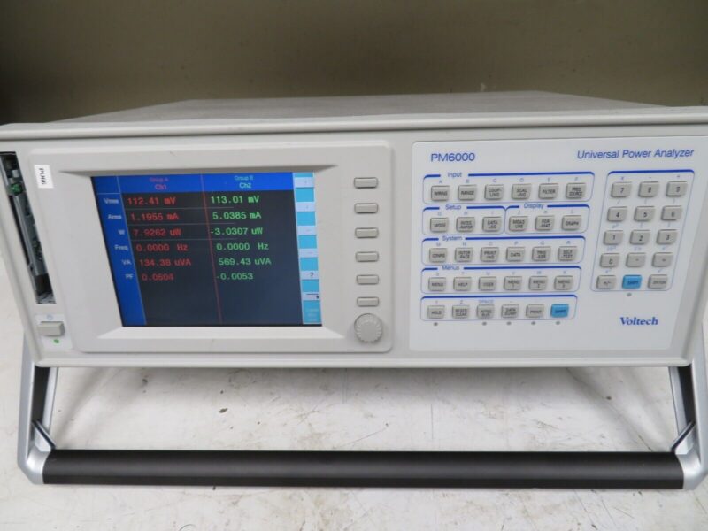 Voltech PM6000 Universal Power Analyzer 2 channel PU66 - Image 3