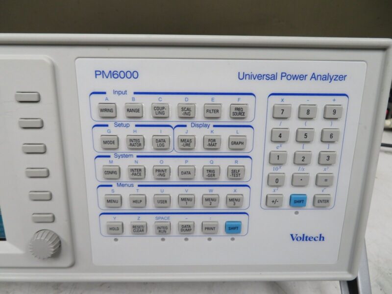 Voltech PM6000 Universal Power Analyzer 2 channel PU66 - Image 6