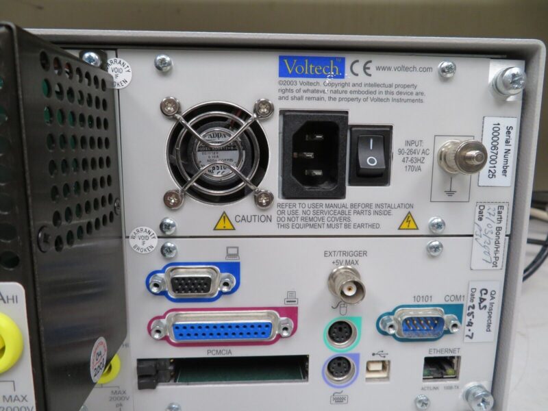 Voltech PM6000 Universal Power Analyzer 2 channel PU66 - Image 10